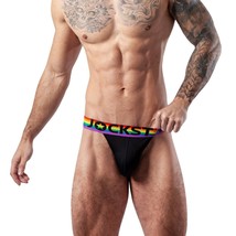 Mens Pride Mesh Jockstrap by Jockstar Black No18 &quot;Large&quot; - $14.25