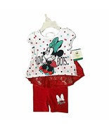 Disney Minnie Mouse Baby Girl 2 Pieces Set (12-24 Months) | Newborn Clot... - $15.08 CAD