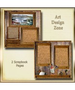 Ducks and Geese Scrapbook Pages with Browns and Blues-Framed - €14,66 EUR
