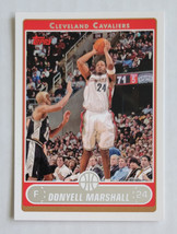 Donyell Marshall 2006 Topps Cavaliers Card #40 in NM/MT Cond - $23.15 MXN