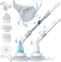 Electric Spin Scrubber Cordless Scrubber Brush with Long Handle Electric... - $45.37