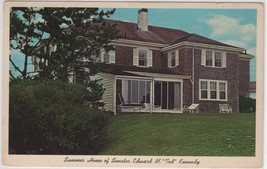 Ted Kennedy Summer House Cape Cod Massachusetts MA Chrome Postcard - £4.59 GBP