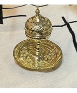 Brass incense holder, Incense burner gold, Arabian incense oud bakhoor b... - $2,232.37 MXN