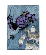 Buzz Lightyear Space Ranger and Zurg Fleece Throw Blanket, 46&quot; X 60&quot; - $396.33 MXN