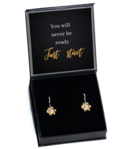Radiate Positivity with Inspirational Earrings - A Chic Reminder,  Sunflower  - £31.86 GBP