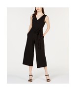 NWT Womens Size 14 Calvin Klein Sleeveless V-Neck Tie Waist Crop Crepe J... - £30.99 GBP