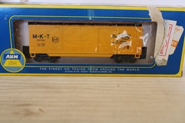 HO Scale AHM, 40&#39; Box Car, M-K-T The Katy Line, Yellow, #90186 -- 5298 - £19.98 GBP
