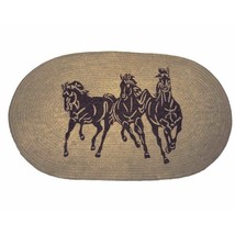 Elegant Equine Triple Horse Area Rug - $69.81