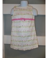 Hartstrings Flowers and Butterfly Print White Sleeveless Dress Size 2T G... - $22.22 CAD