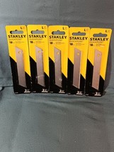 5 Pack New Stanley Quickpoint Snap-Off 8 Point Blades L Series 18mm-11-301 - £18.89 GBP
