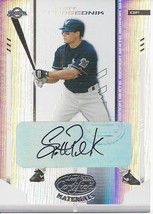 2004 Leaf Certified Materials Mirror White Autographs S Podsednik 171 092/100 - £9.82 GBP