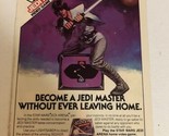 1982 Star Wars Jedi Arena Print Ad Luke Skywalker Parker Brothers Game pa21 - $19.79
