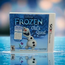 Disney FrozennOlaf&#39;s Quest Nintendo 3DS XL 2DS Game w/Case &amp; Manual Complete CIB - £10.19 GBP