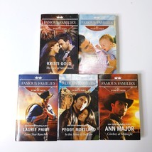 Lot of 5 Harlequin - Famous Families - The Fortunes Series - Books 1,2,3,4,8 - £5.60 GBP