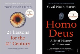 Yuval Noah Harari 2 Books Set: 21 Lessons &amp; Homo Deus (English, Paperback) - £14.71 GBP