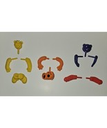 Bear Figure Building REPLACEMENT PIECES Heads Arms Feet Red Orange Yello... - $14.80