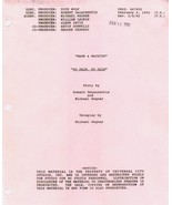 1992’s MANN &amp; MACHINE: NO PAIN, NO GAIN rare original TV 	series script - $29.99