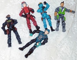 Lot of 5 Articulated Soldier Action Figures Approximately 4&quot; Tall - £7.52 GBP