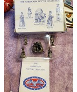 The Americana Pewter Collection Miniature Figurines 1995 FS - $14.85