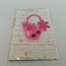 Burgoyne Happy Birthday Greeting Card Purse Fashion Phone Sunglasses Envelope - $4.00