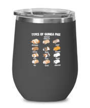 Wine Glass Tumbler Stainless Steel Funny Types Of Guinea Pigs  - £26.33 GBP