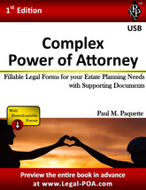 Complex Power of Attorney - Full Version - USB Flash Drive Only - £16.02 GBP