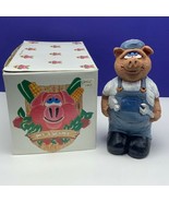 Mcswine Pig figurine chalkware sculpture state box Flambro Shade Tree Me... - £31.10 GBP
