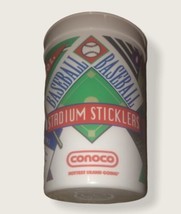 Conoco “Hottest Brand Going” Baseball Stadium Sticklers 44 Oz Vintage 19... - $5.42