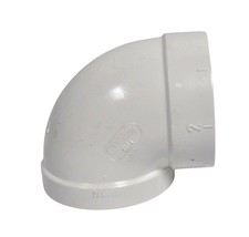 Central Vacuum White Special Short 90 Degree Elbow Fitting For 2 In x 3 ... - $5.95