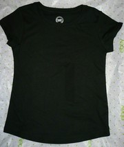 Wonder Nation Girls Essential Tee T-Shirt X-SMALL (4-5) Black Fade Resis... - $9.75