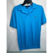 Polo Ralph Lauren Pima Soft Touch Men Shirt Short Sleeve Turquoise Medium M - £19.69 GBP