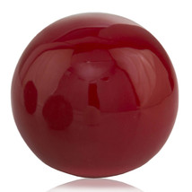 3" Red Aluminum Decorative Orb Tabletop Sculpture - $928.97 MXN