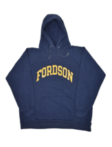 Vintage 80s Champion Sweatshirt Mens M Hoodie Raglan Made in USA Fordson School - £34.14 GBP