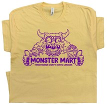 Monster Mart T Shirt Funny Monster Shirts Weird Cryptozoology Shirts Cry... - $18.99