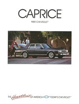 1989 Chevrolet CAPRICE brochure catalog folder 89 US Chevy Classic Broug... - £6.35 GBP