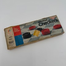 Vintage American Checkers by Milton Bradley 1970 4143 - $17.42