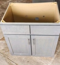  30x22 Inch Grandview Cabinetry Vanity Cabinet Slate Garage Shop - $69.99