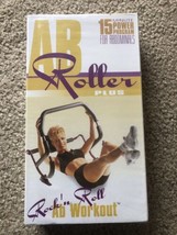 Ab Roller Plus Rock n Roll Ab Workout - Sealed Vintage VHS Brenda Dykgraaf - £9.48 GBP