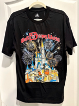 Disney Parks Castle Fireworks T Shirt Mickey Minnie Donald Goofy WDW Med... - $36.62