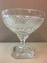 Stunning Vintage Cut Glass Crystal Large Footed Centerpiece Bowl / Compote - £62.23 GBP