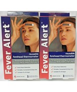 2 Fever Alert Reusable Forehead Thermometer Strips Made in USA - €11,11 EUR