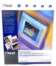 Mead Coated Ink Jet Paper 8.5 x 11 in (75 sheets) New/Sealed - $17.09