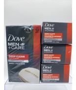 (2) Dove Men + Care Body Face Bar Deep Clean 4 oz Moisturizer Shave Clea... - $363.99 MXN
