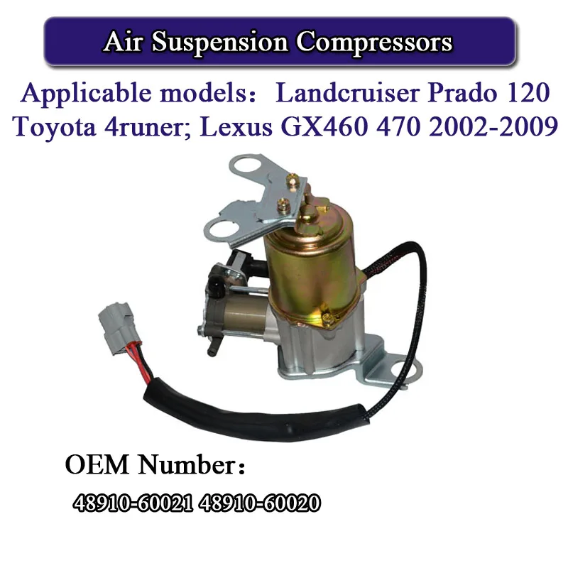 P 120 Air Suspension Compressor Pump For  4runer  GX460 470 2002-2009 48910-6002 - £558.40 GBP