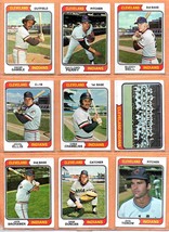 1974 1975 1976 Topps Cleveland Indians Team Lot 37 diff Gaylord Perry Buddy Bell - £11.16 GBP