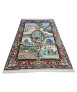 Handmade Vintage Persian Tabriz Narvani Rug 6.7&#39; x 9.5&#39; (205cm x 290cm),... - $6,636.08 CAD