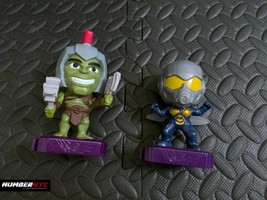 2x Marvel Studios Heroes Mc Donalds Happy Meal Toy #7 The Wasp #6 Gladiator Hulk - £7.77 GBP