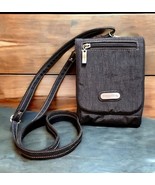 Baggallini Small Black Crossbody Bag Fanny Pack Adjustable Detachable St... - $476.58 MXN