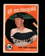 1959 Topps #345 Gil Mcdougald Good+ Yankees *NY13218 - £2.69 GBP