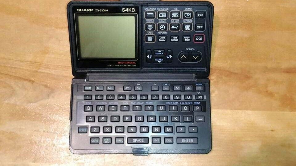 SHARP ZQ-5300M 64KB PDA ELECTRONIC ORGANIZER PERSONAL POCKET PC CALCULAT... - $31.65